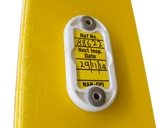Branach Ladder Accessories Ladder Inspection Tag and identification tag